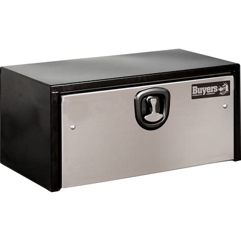 black stainless steel truck tool box|stainless steel toolbox on wheels.